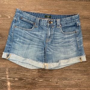 J Crew Stretch Jean Shorts Size 6